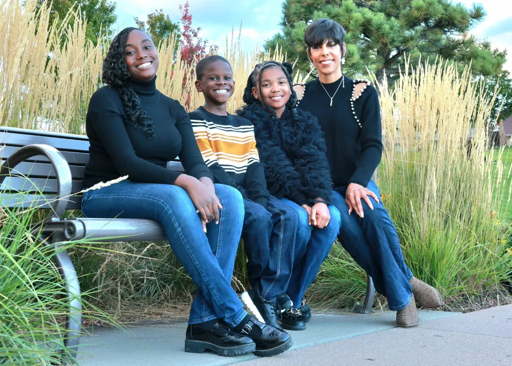 Alicia Lewis, FNP-C, with her family
